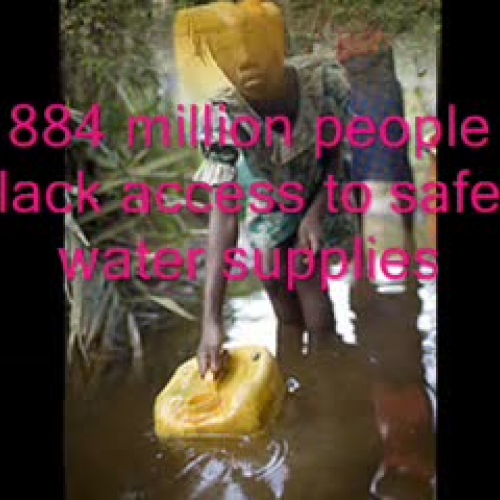 Water is necessary for our existence