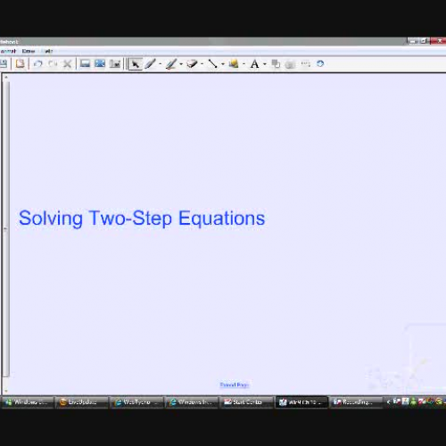 Using Worked Examples to Solve Two-Step Equat