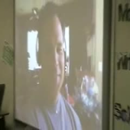 Skype with ASU professor 