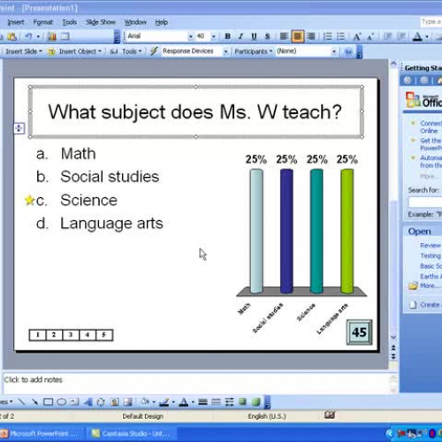 Clickers- Changing Your Settings
