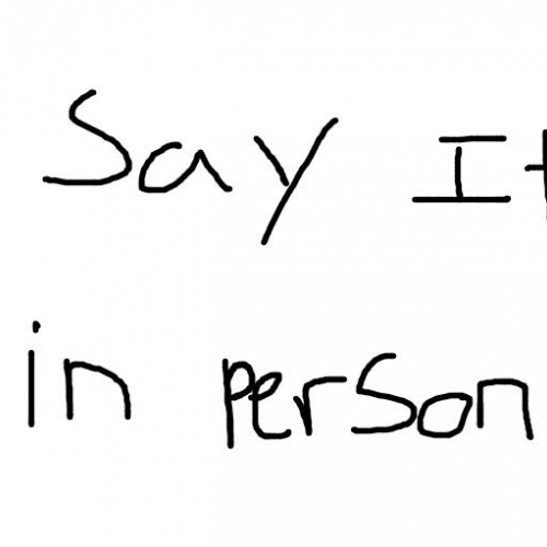 Cyber Bullied stick figure