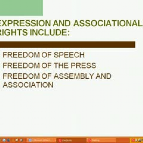 Student Expression and Associational Rights