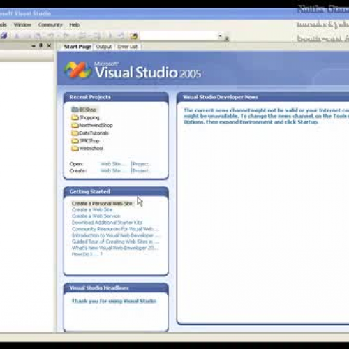 Master Page with ASP ADO .NET C Sharp Part I