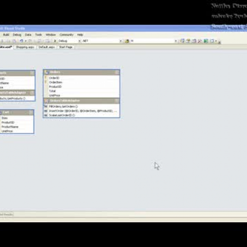 Shopping Cart with ASP ADO dot NET C Sharp Pa