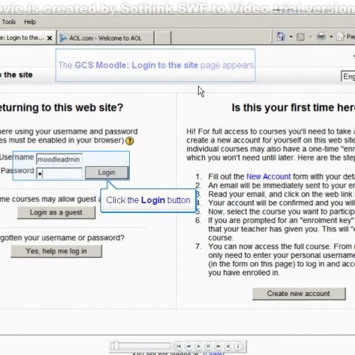 Moodle - How to Add a Course