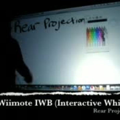 85 inch Rear Projection Wiimote Interactive W