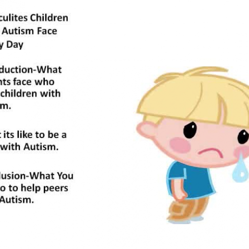 Difficulties Children with Autism Face Every 