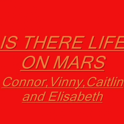 Is There Life on Mars?