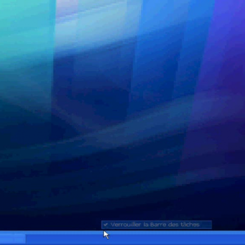 Verrouiller la barre des taches sous Windows