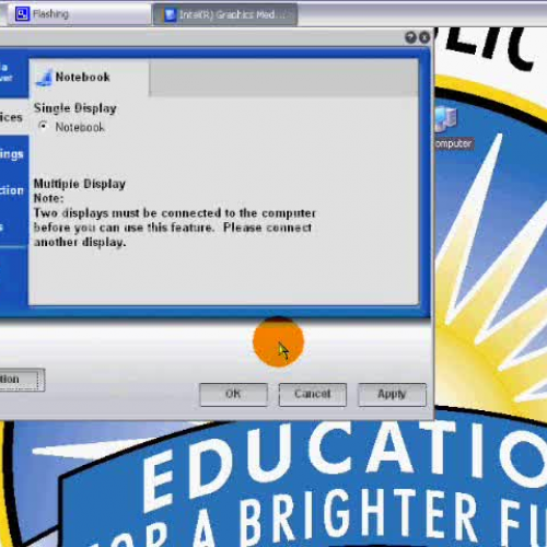 Changing screen resolution