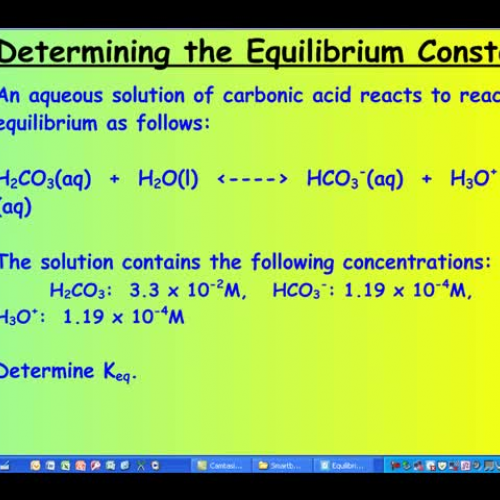 Chemistry Equilibrium Part 3