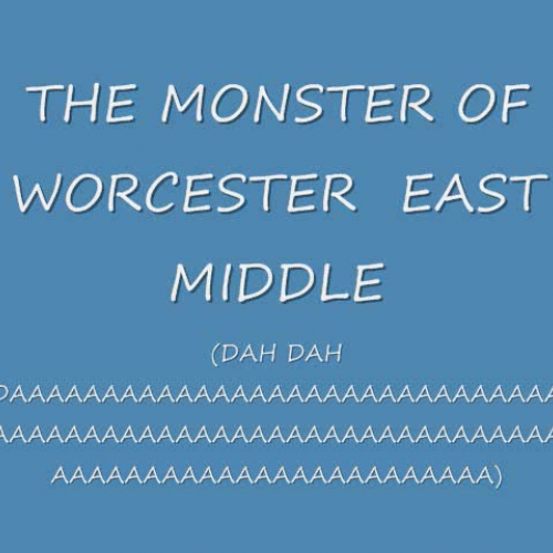 The Monsters are Due at WEMS