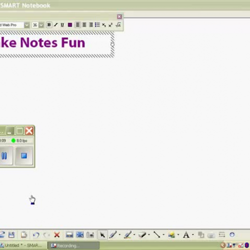 NoteBook Software Text Tutorial