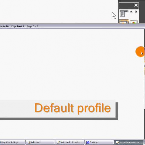 Customize Activstudio Profile