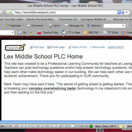 How to create a new page