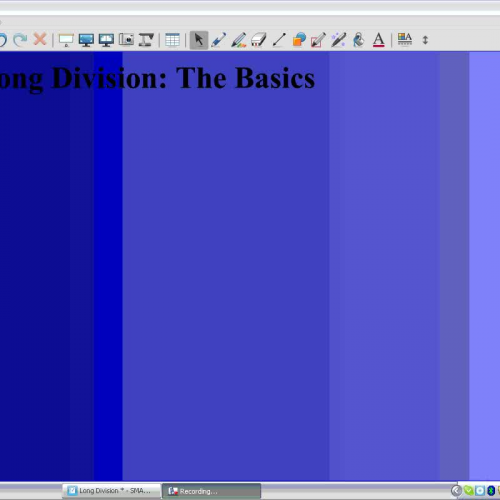 Long Division The Basics
