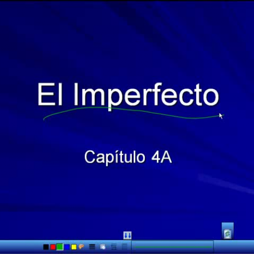 Capitulo 4A El Imperfecto