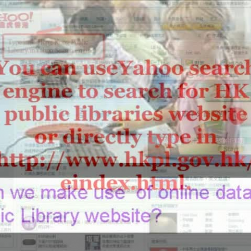 Make use of online databases in HK Public Lib