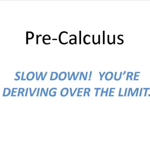 Deriving over the Limit