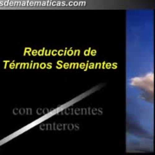 AL-01-02-06 Reduccion de terminos semejantes 