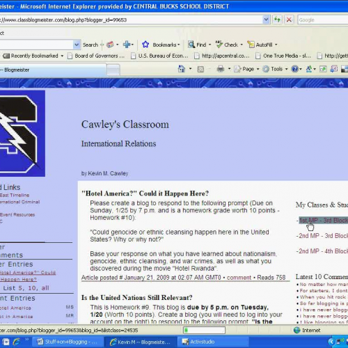 Adding Classes to Blog