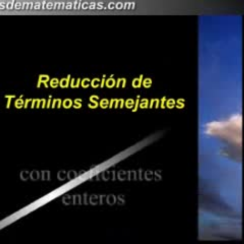 AL-01-02-08 Reduccion de terminos semejantes 