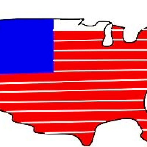 US Flag Animation