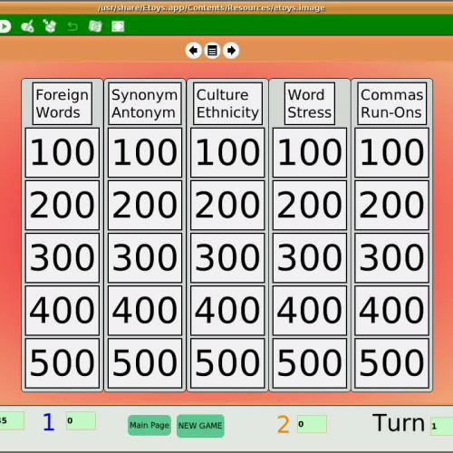 etoys challenge board WITH SOUND