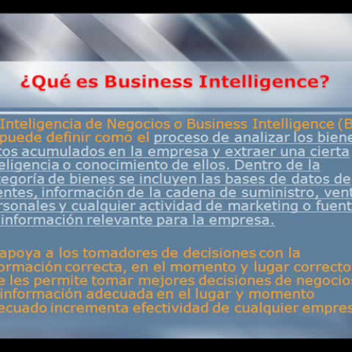 Business Intelligence