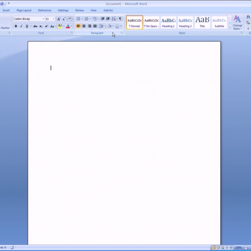 Default Spacing in MS Word