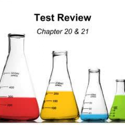 Test Review - Ch.20 and 21