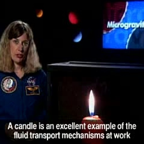 Combustion experiments in Microgravity explained by an Astronaut 