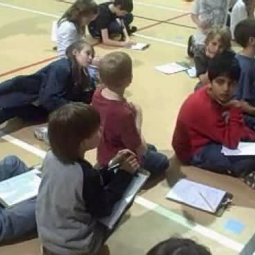 Ms McGrath discusses the experiment