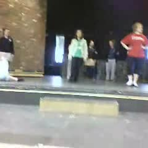 West Side Story Girls Practice