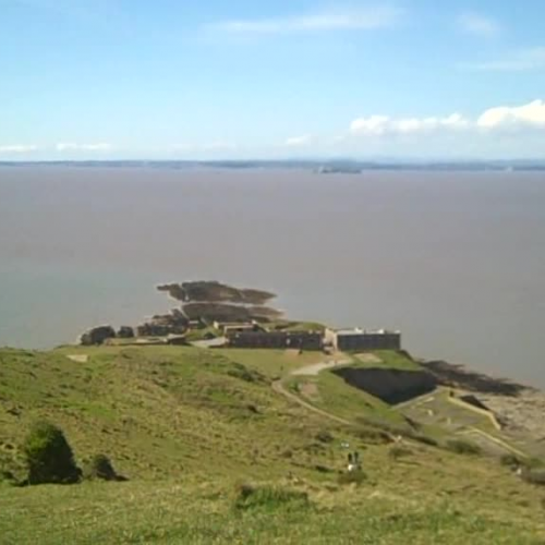 Where the mouth of the Severn meets the Brist