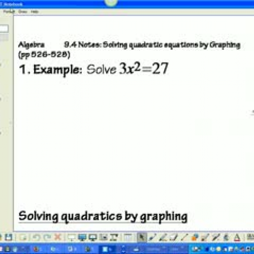 9.4 Algebra Notes