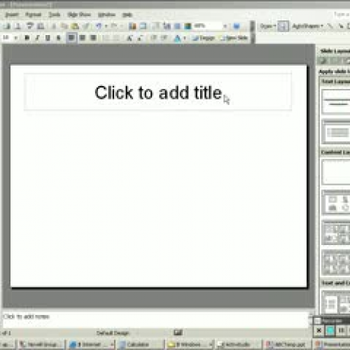 Text to MSPowerPoint