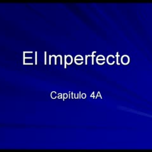 El Imperfecto 2