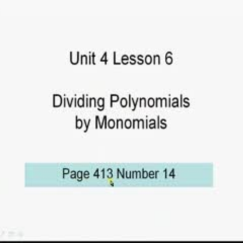 Unit 4 Lesson 6 p 413 num 14