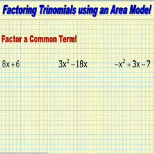 Factoring Using the Area Model KORNCAST