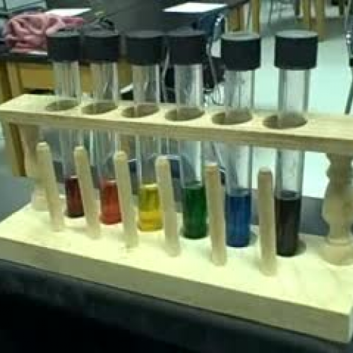 Volume measurement lab using color spectrum