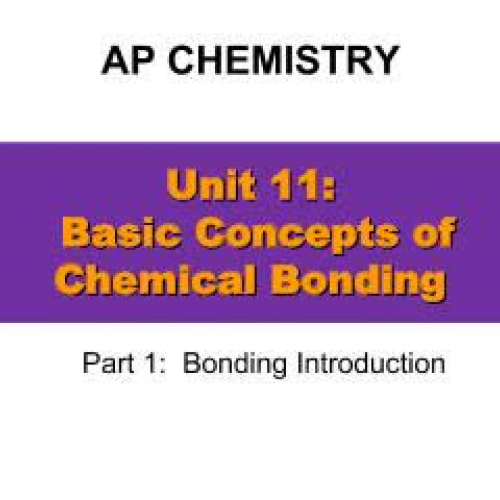 EHS AP Chem Unit 11 part 1