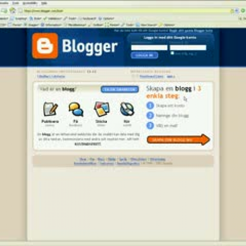 Skapa din egen blogg