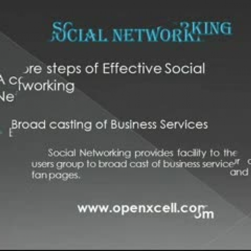 Social Networking at Openxcell.com a leading 