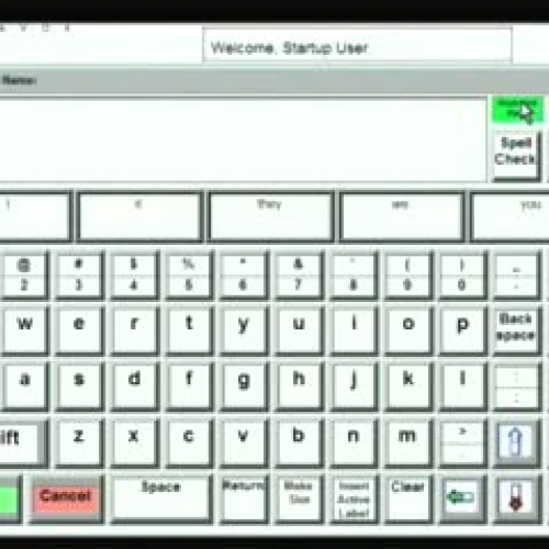 DynaVox V - Setup Wizard 1