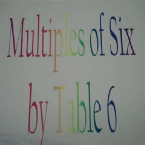 Multiples of Six