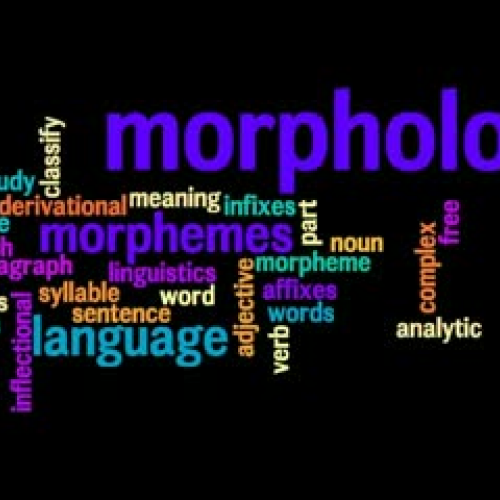 Introduction to Morphology