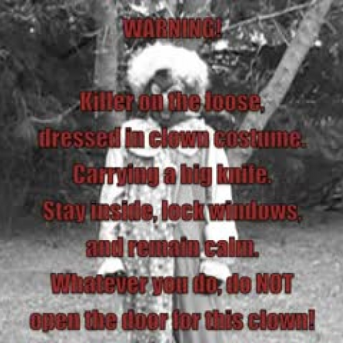 clown terror