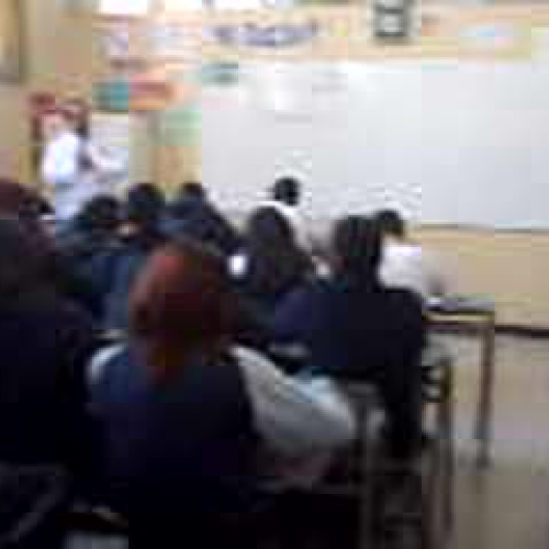 profesor en clases