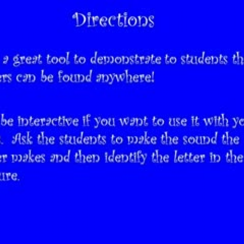 Environmental Alphabet